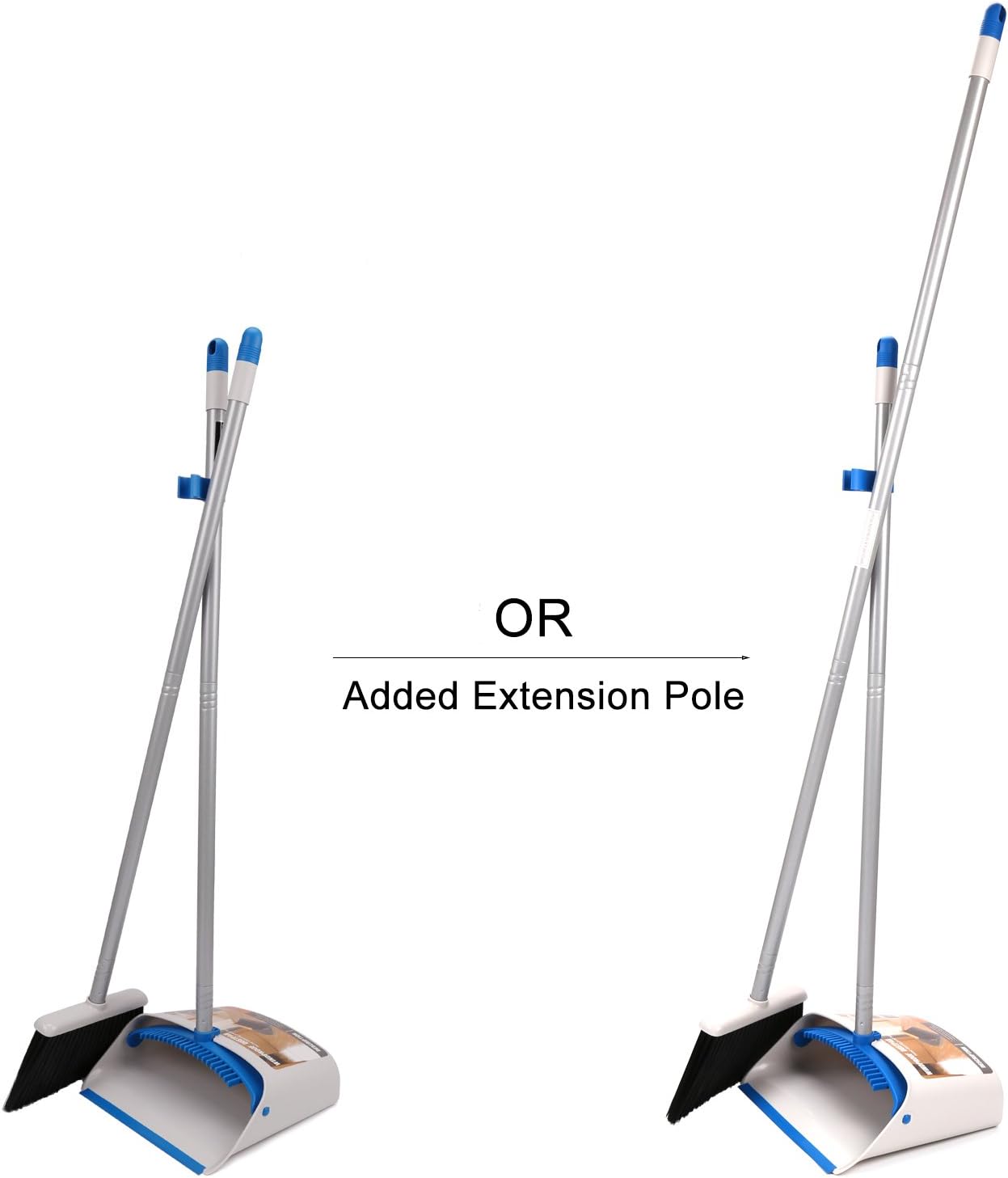 TreeLen Broom and Dustpan Set with 52