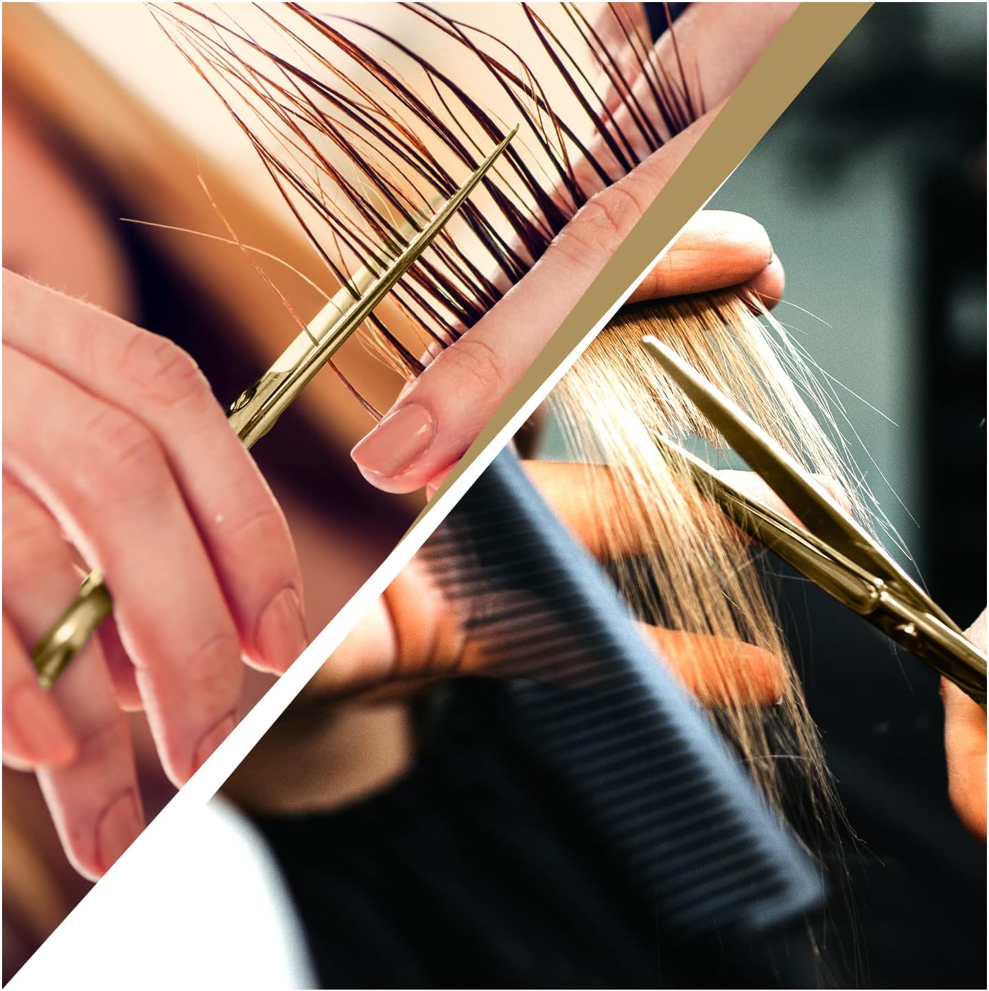 Utopia Care Hair Cutting and Hairdressing Scissors 6.5 Inch, Premium Stainless Steel shears with smooth Razor & Sharp Edge Blades, for Salons, Men & Women, Kids, Adults, & Pets - Silver