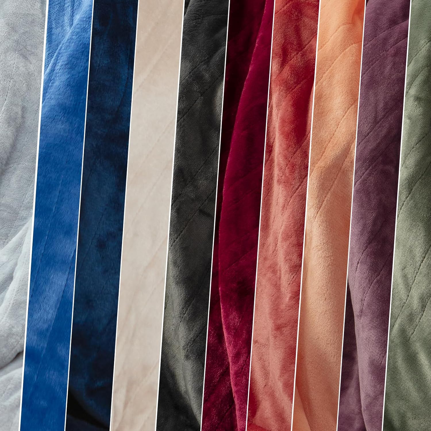 Heated Blanket Throw Size, Soft and Cozy Electric Heating Blanket for Bed, Automatic Safety System 6 Heating Levels & 4 Hours Auto-Off, 50