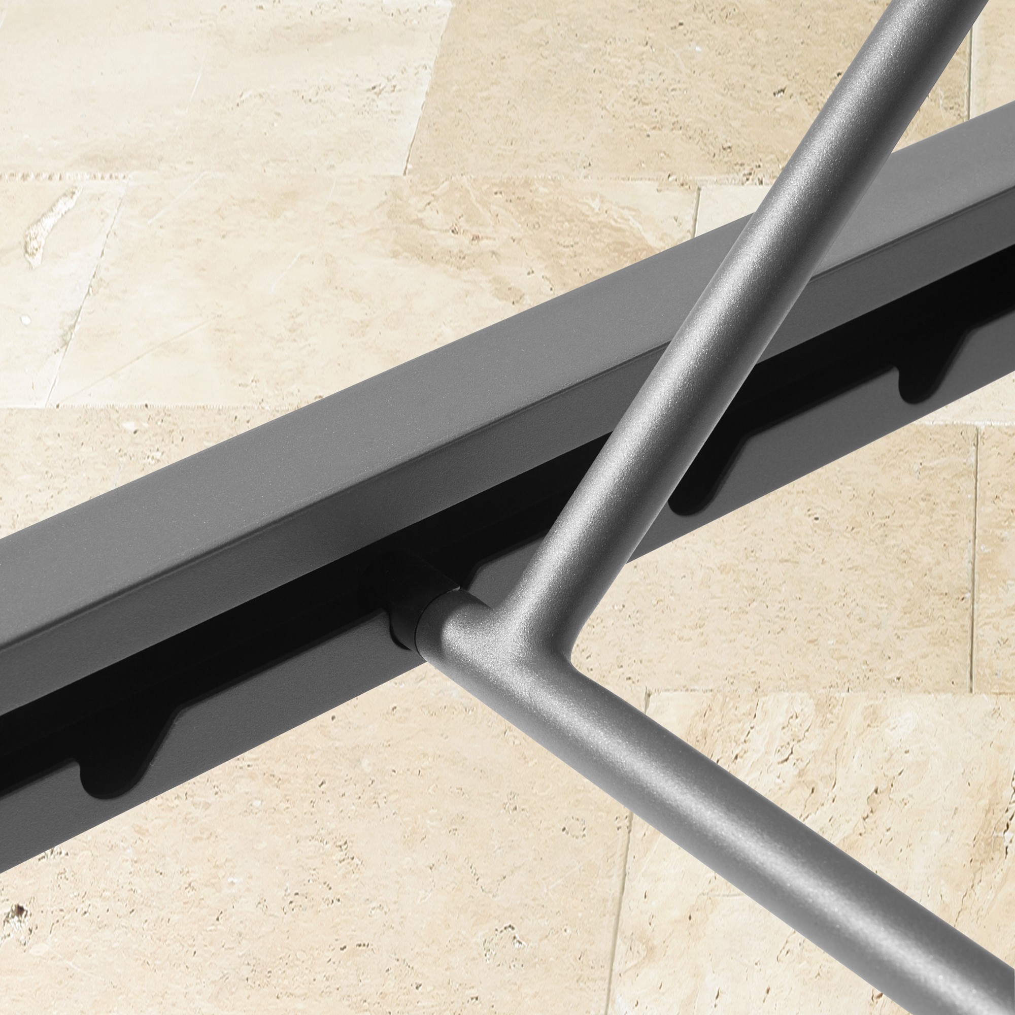 Pasadena Outdoor Metal and Rope Chaise