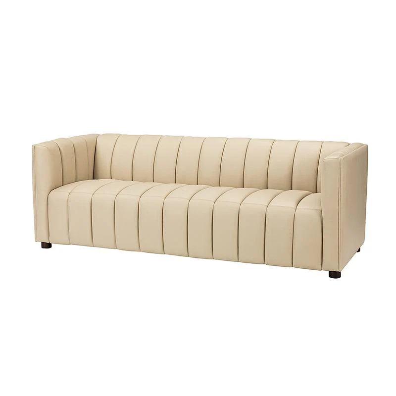 Rowan Genuine Leather Vinyl Office Sofa -83
