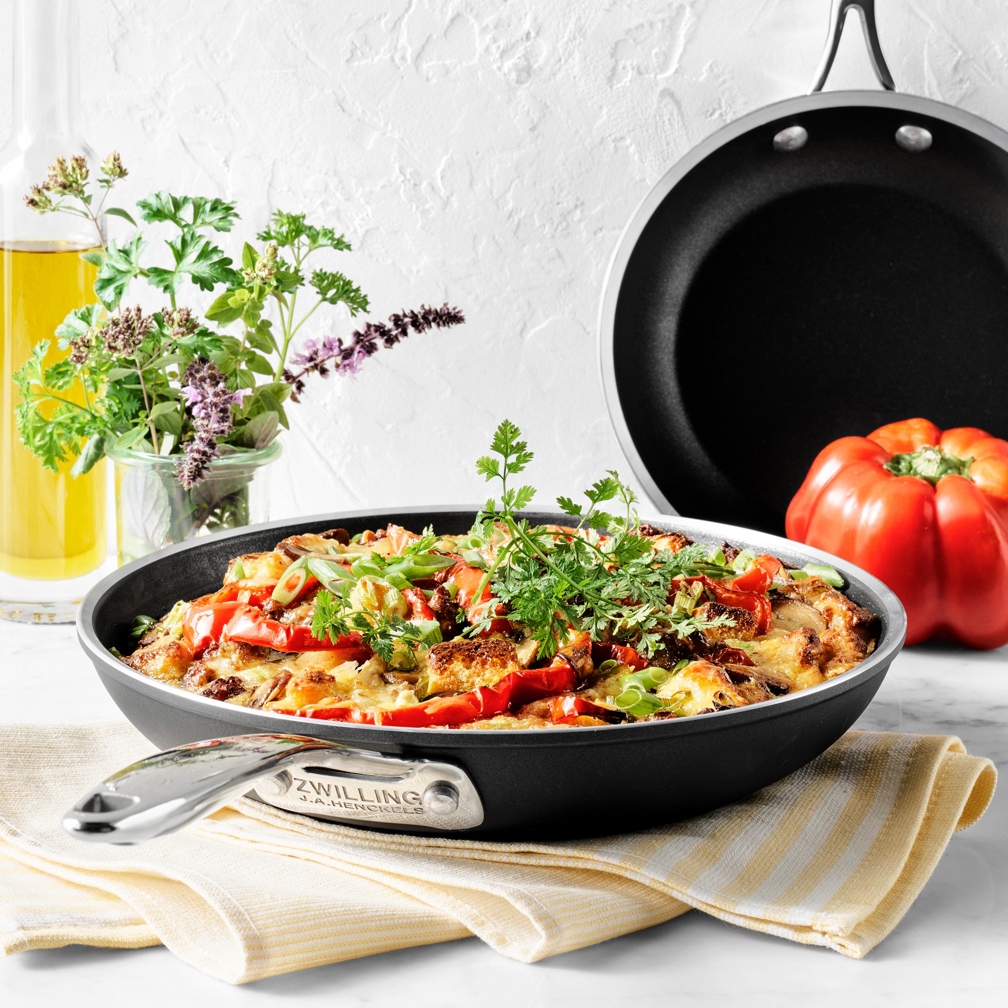 Zwilling Forte Plus Nonstick 3-Piece Fry Pan Set