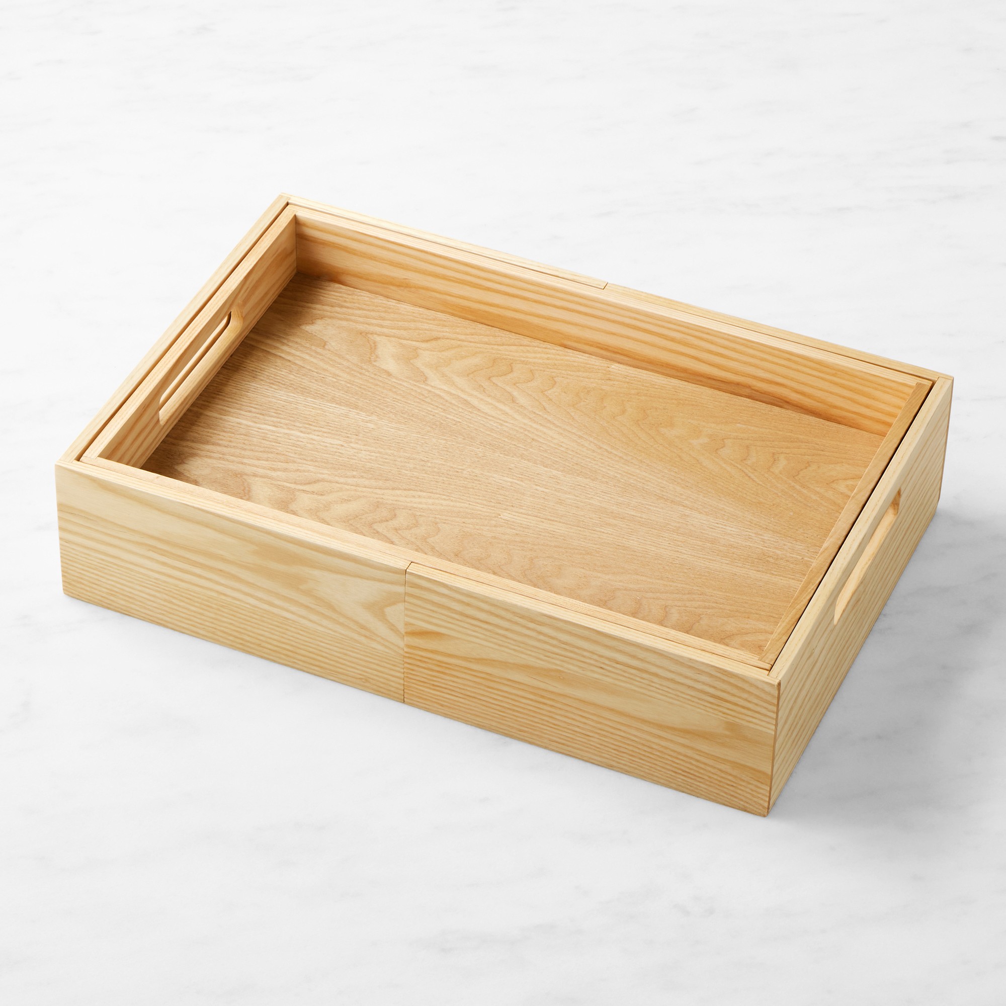 Hold Everything Multi Functional Pull Out Tray, Ashwood
