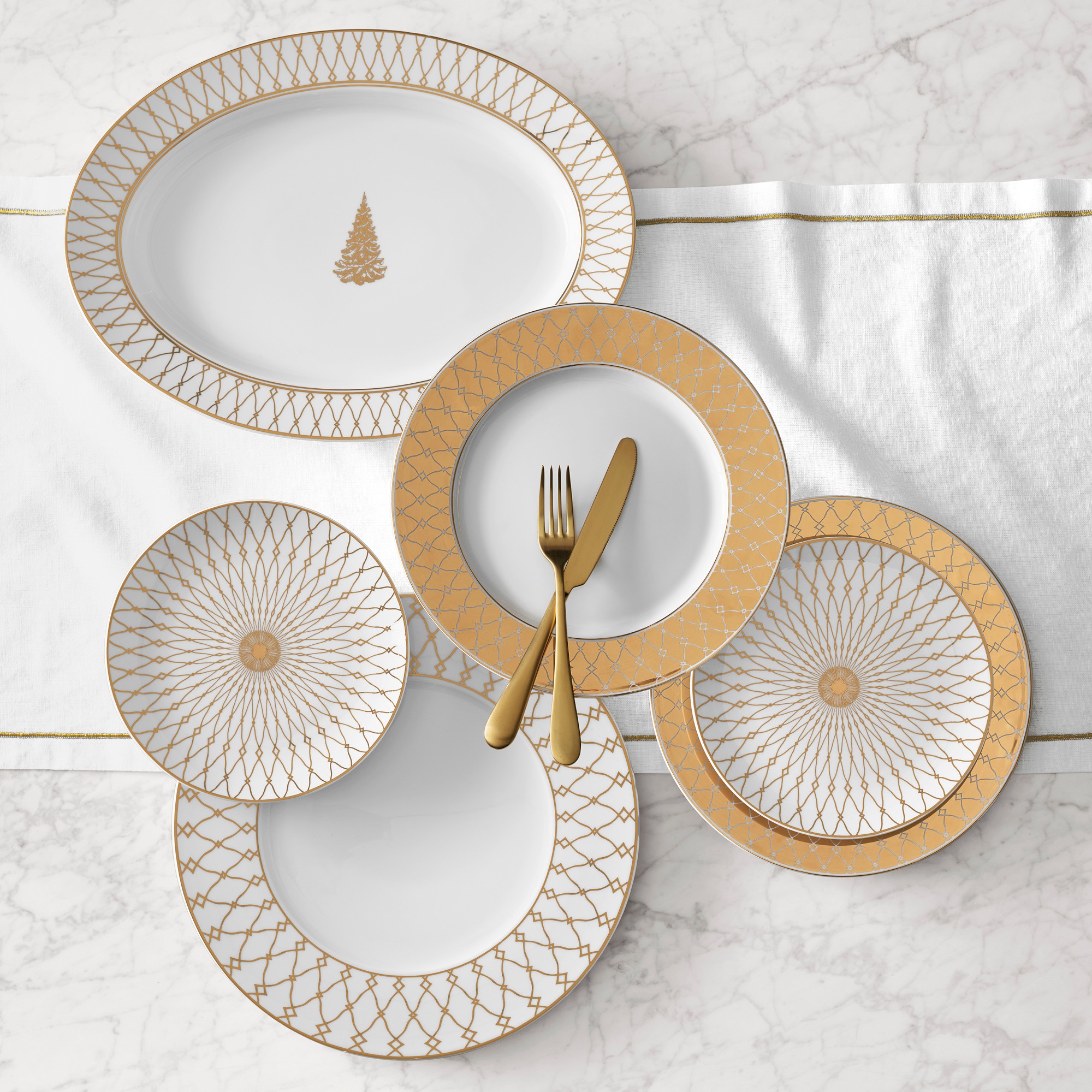 Regency Gold Chargers