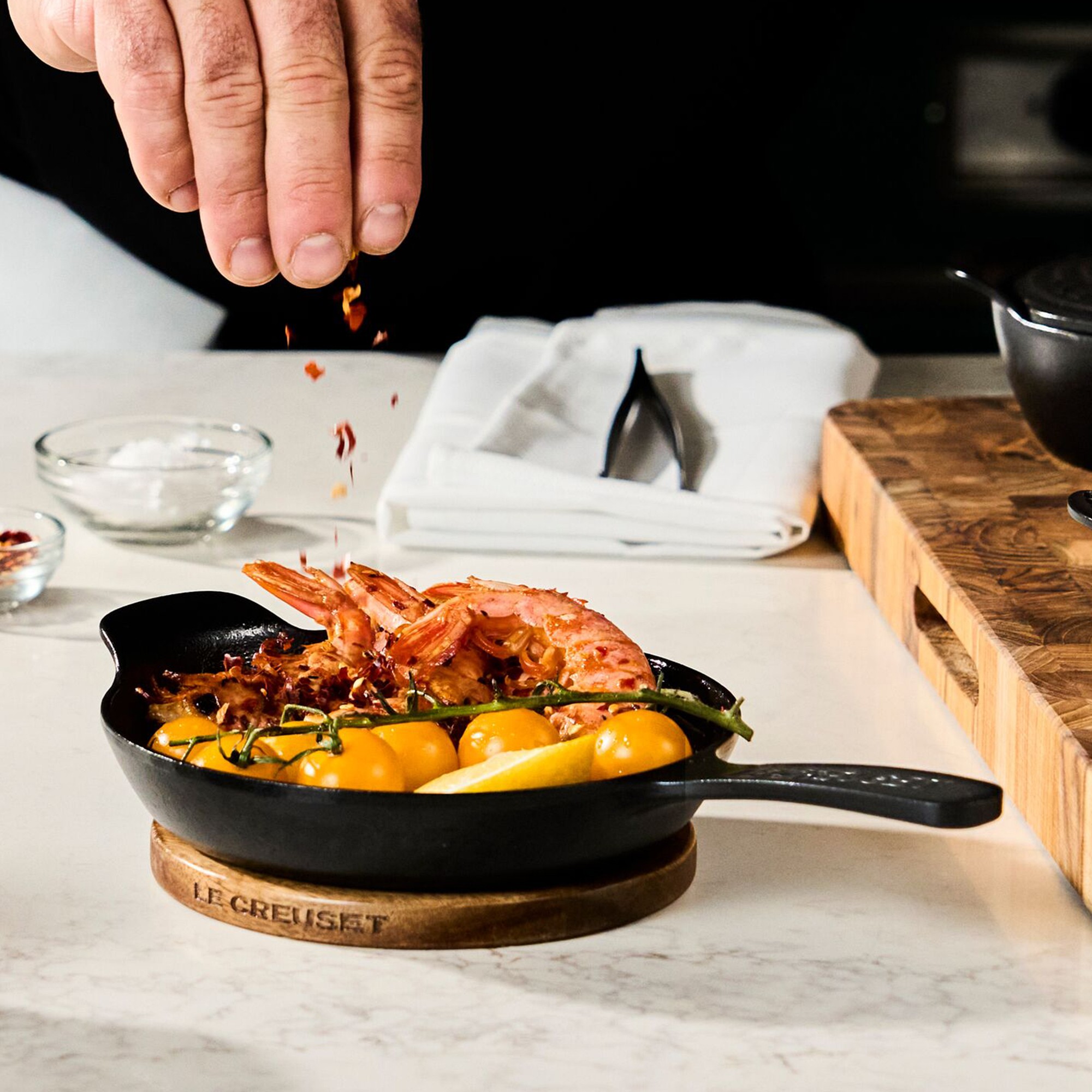 Le Creuset Gourmand Enameled Cast Iron 4-Piece Skillet Set