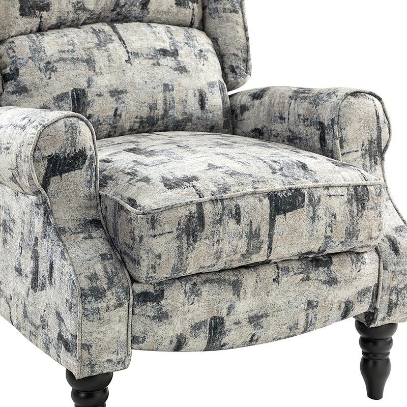 Erdeni Upholstered Manual Wingback Recliner Chair
