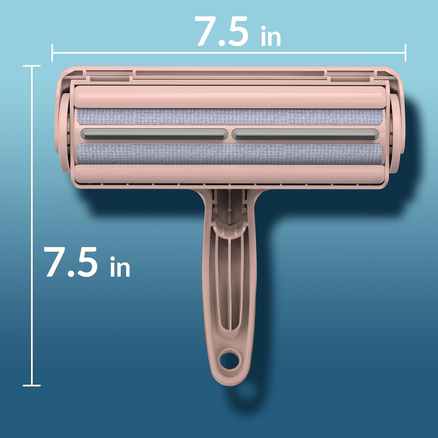 DELOMO Pet Hair Remover - Lint Roller for Pet Hair - Cat and Dog Hair Remover for Couch, Furniture, Carpet, Car Seat, Reusable Roller W/Self-Cleaning Base - Upgraded Animal Fur Removal Tool