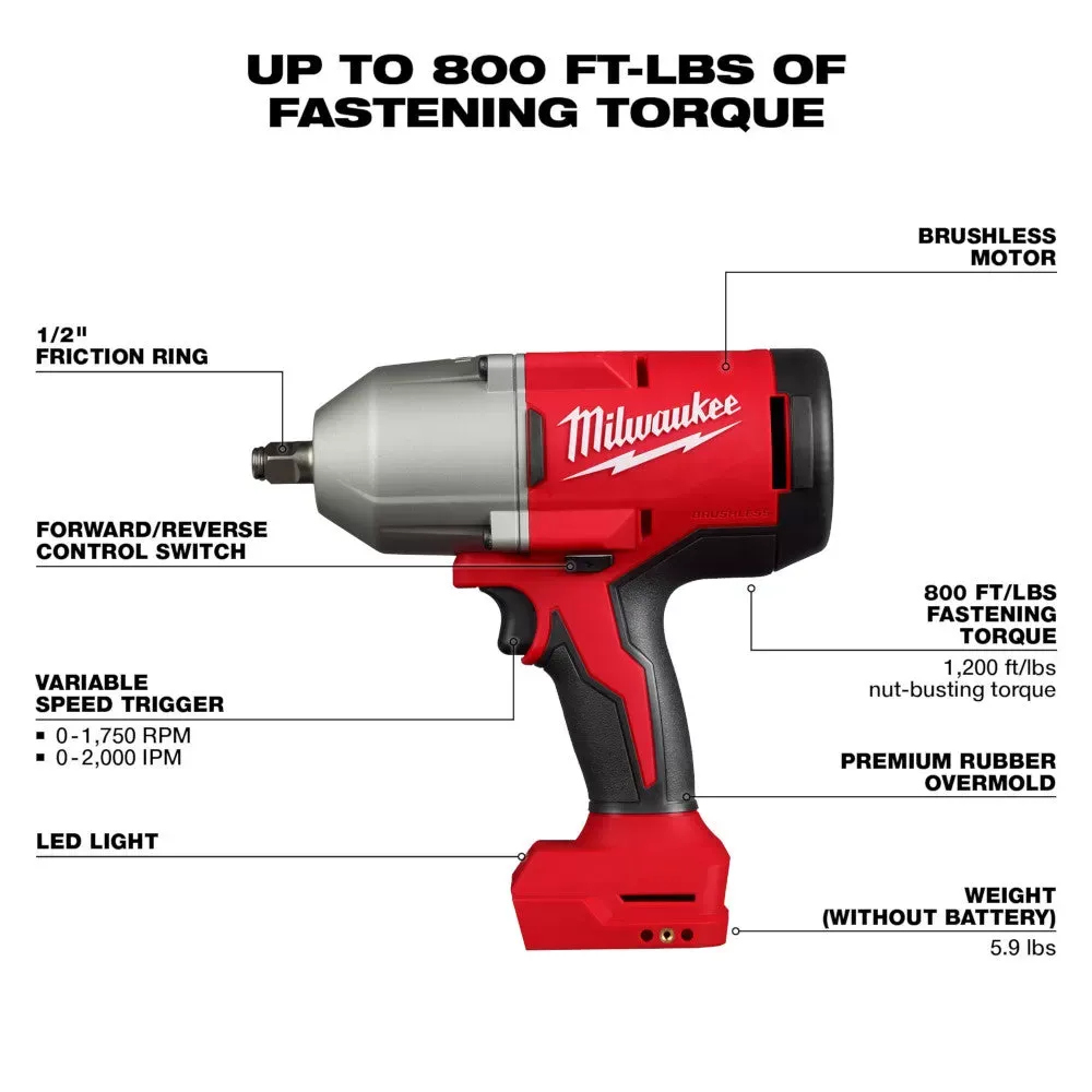 Milwaukee Pre-Sale 2666-20 M18 18V 1/2