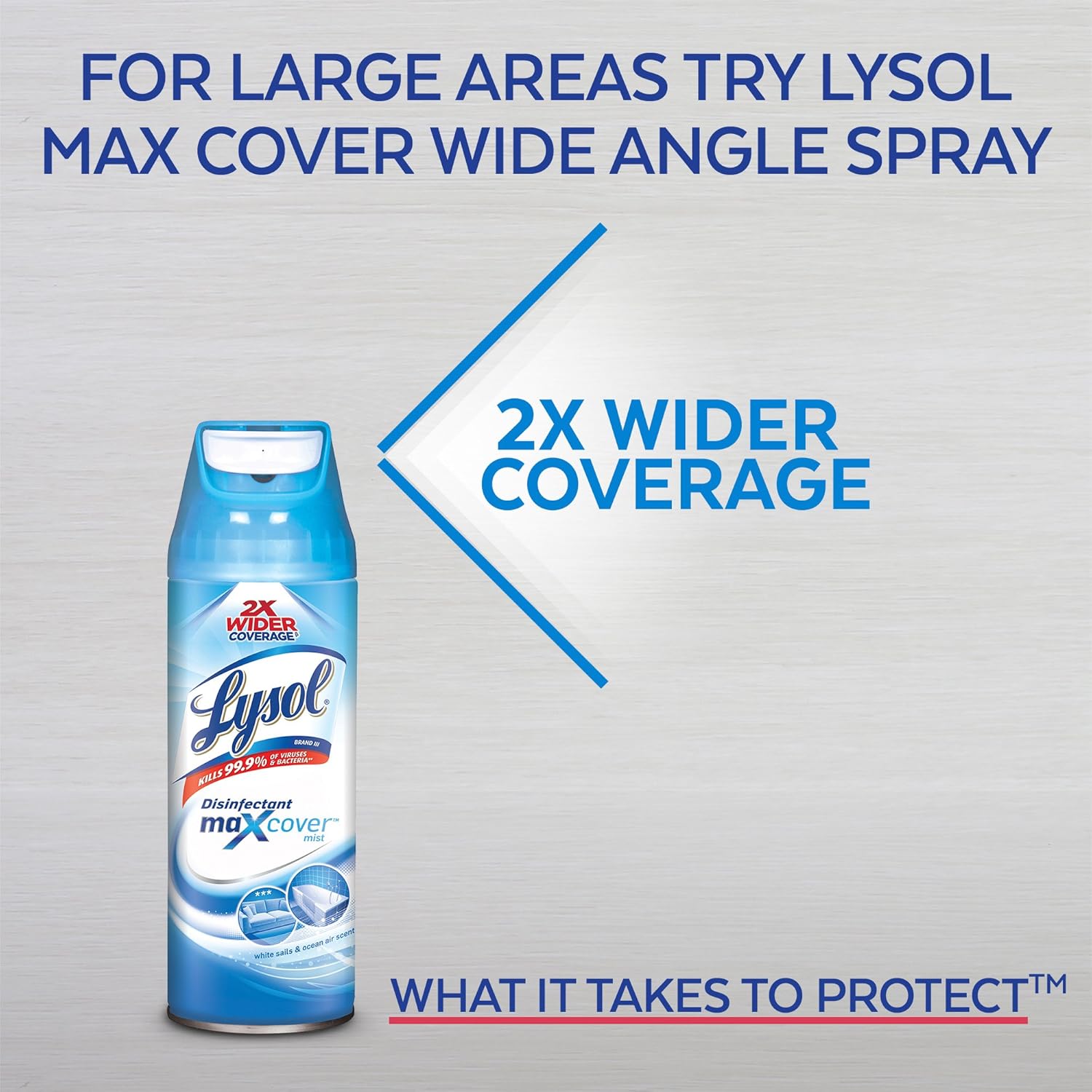 Lysol Disinfectant Spray, Sanitizing and Antibacterial Spray, For Disinfecting and Deodorizing, Lemon Breeze, 19 Fl Oz (Pack of 2), Packaging May Vary