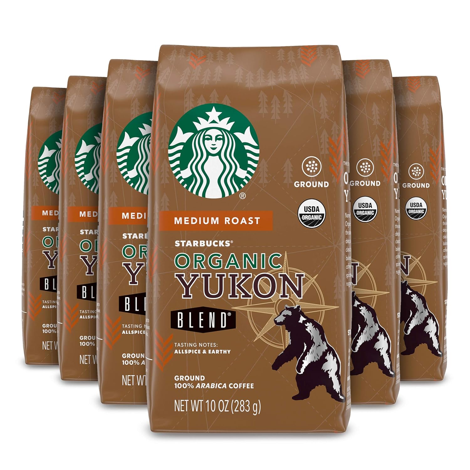 Starbucks Ground Coffee, Medium Roast Coffee, Pike Place Roast, 100% Arabica, 1 Bag (28 Oz)