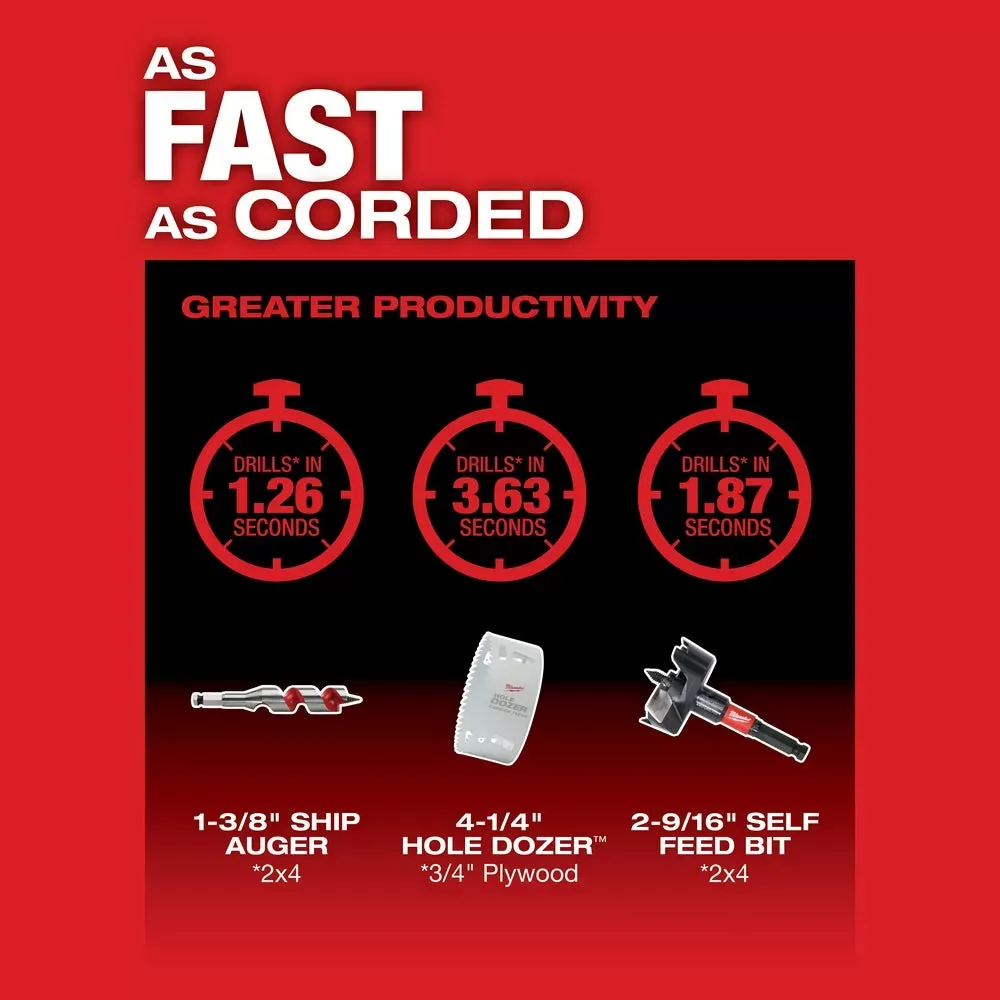 Milwaukee Pre-Sale 2811-20 M18 FUEL 18V Super Hawg Right Angle Drill Quik-Lok - Bare Tool