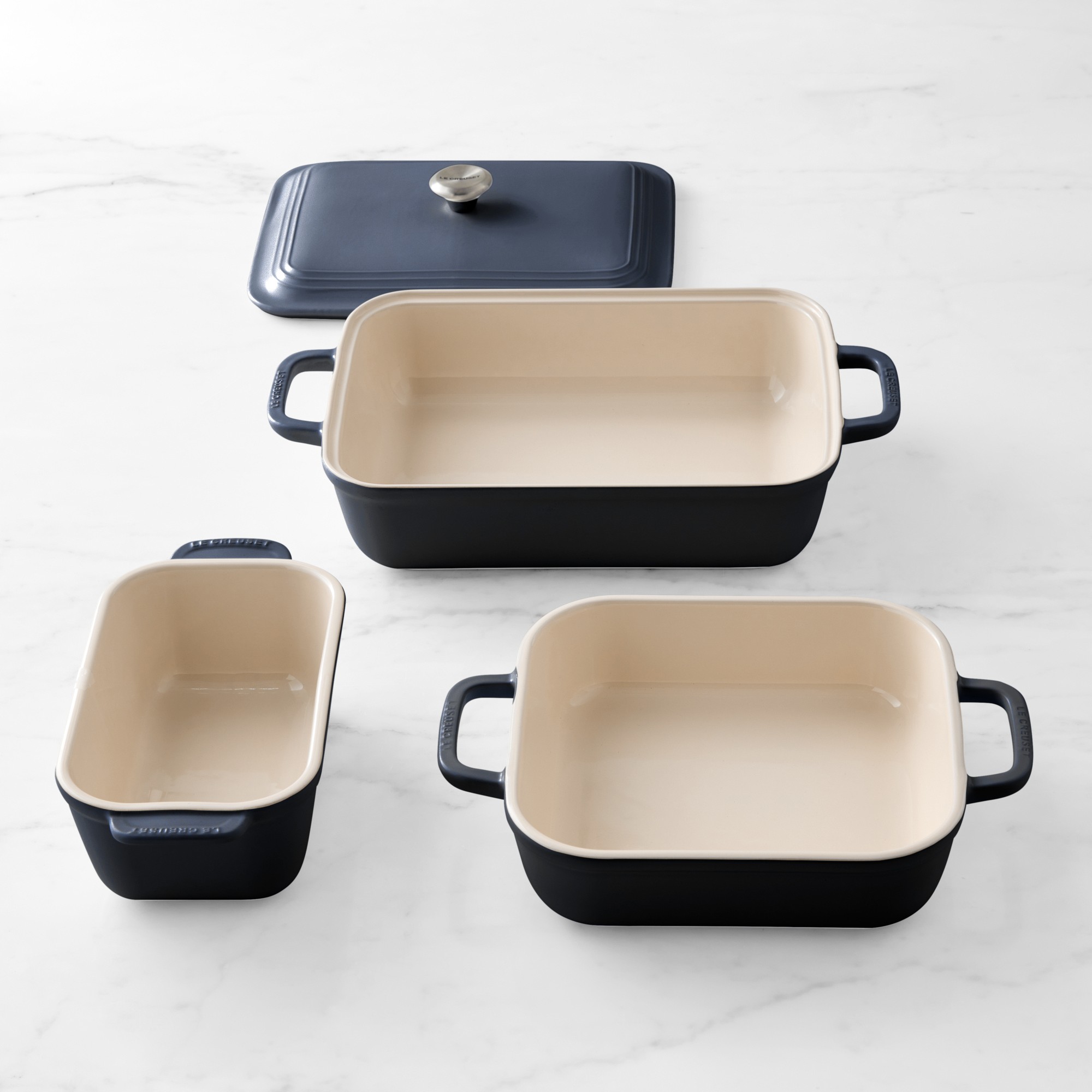 Le Creuset San Francisco Stoneware Bakeware Set, Set of 4