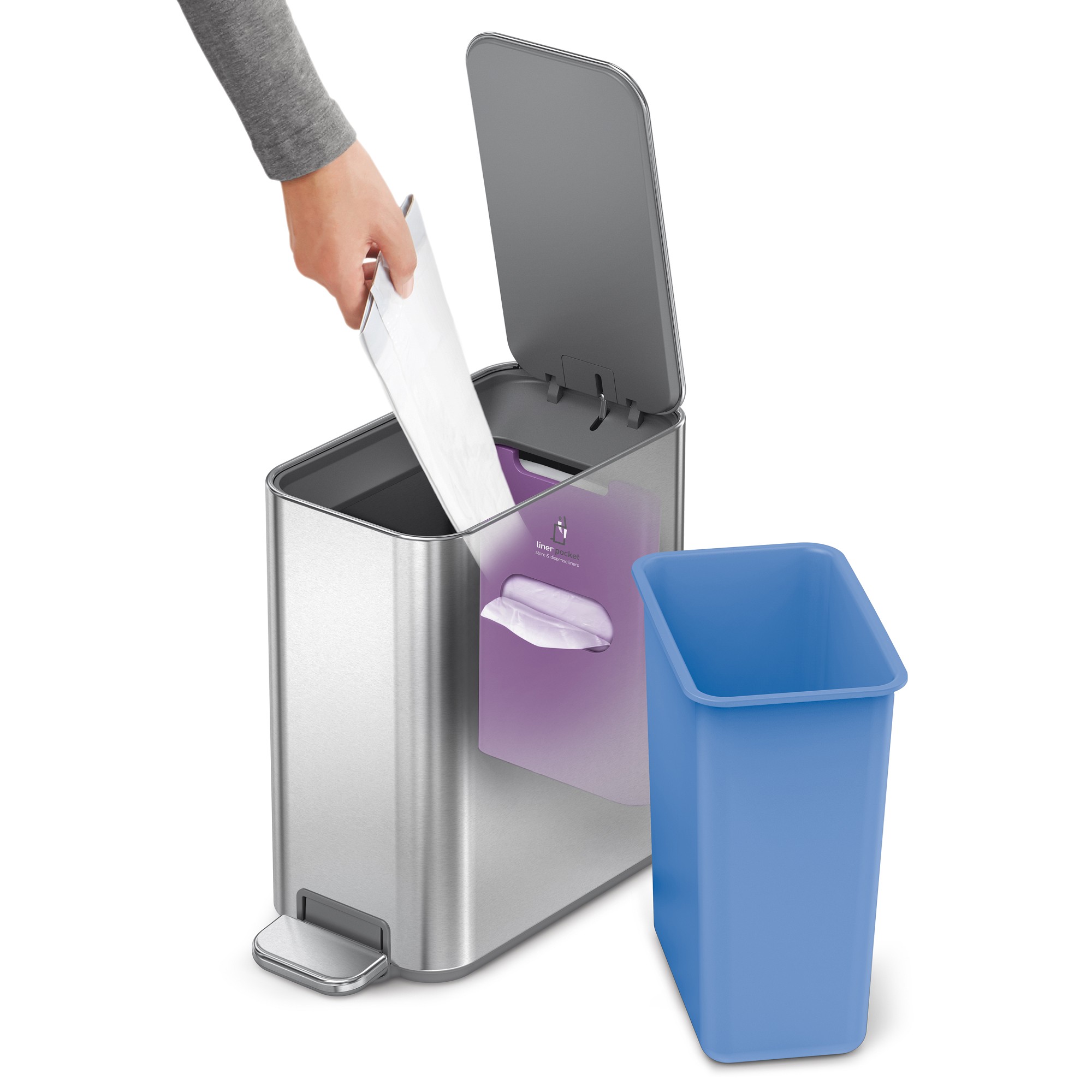 simplehuman™ 5L Slim Step Trash Can