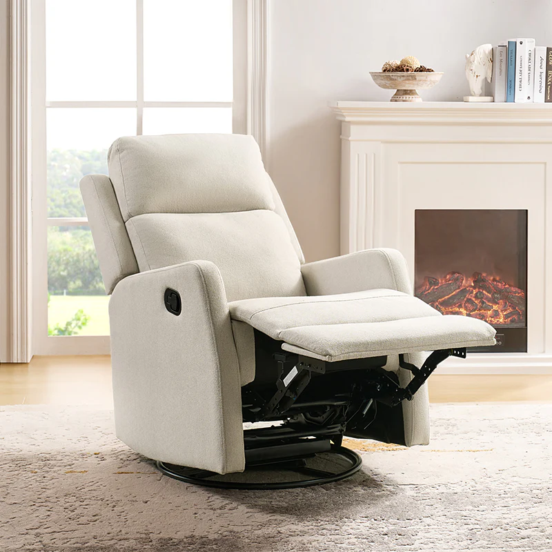 Nicasio Swivel Rocker Recliner with Anti-water Fabric