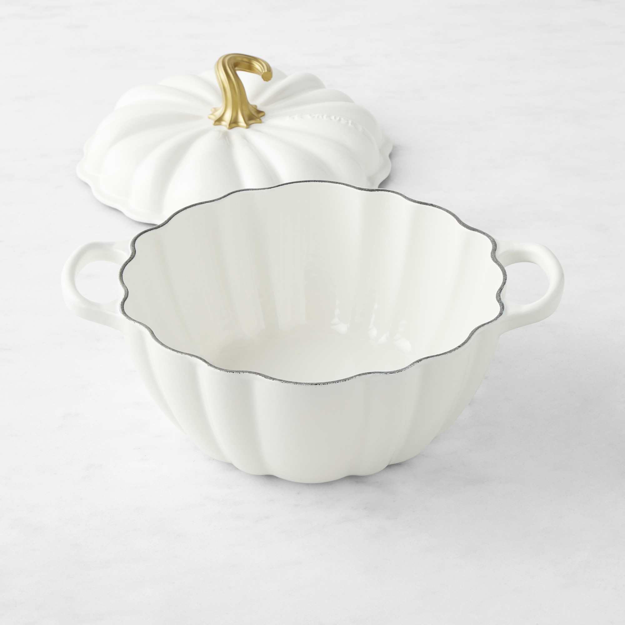 Le Creuset Enameled Cast Iron Pumpkin Cocotte, 4-Qt.