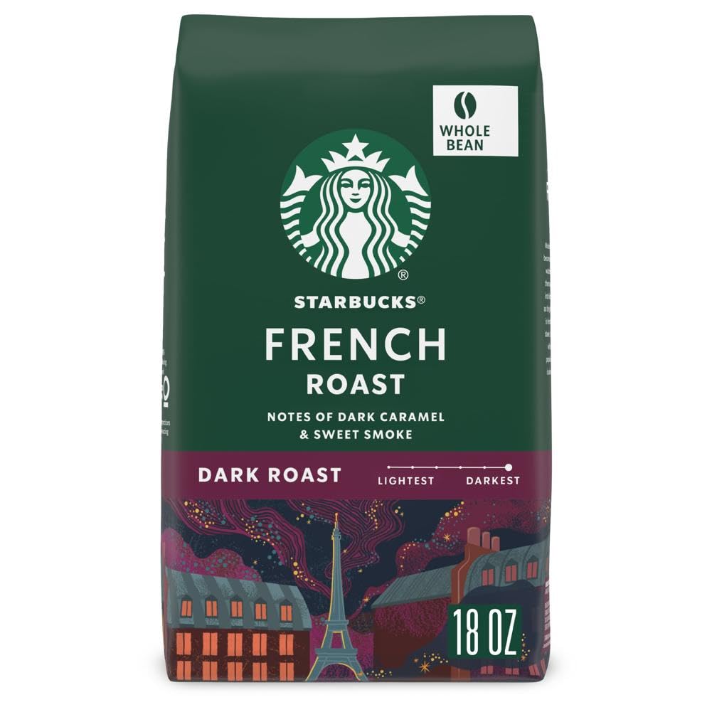 Starbucks Whole Bean Coffee, Dark Roast Coffee, Espresso Roast, 100% Arabica, 1 bag (40 oz)