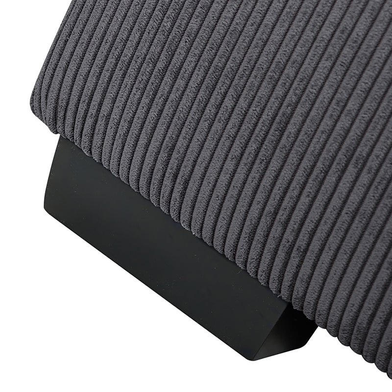 Aladino 2-Piece Upholstered Reversible Sectional Sofa with Storage