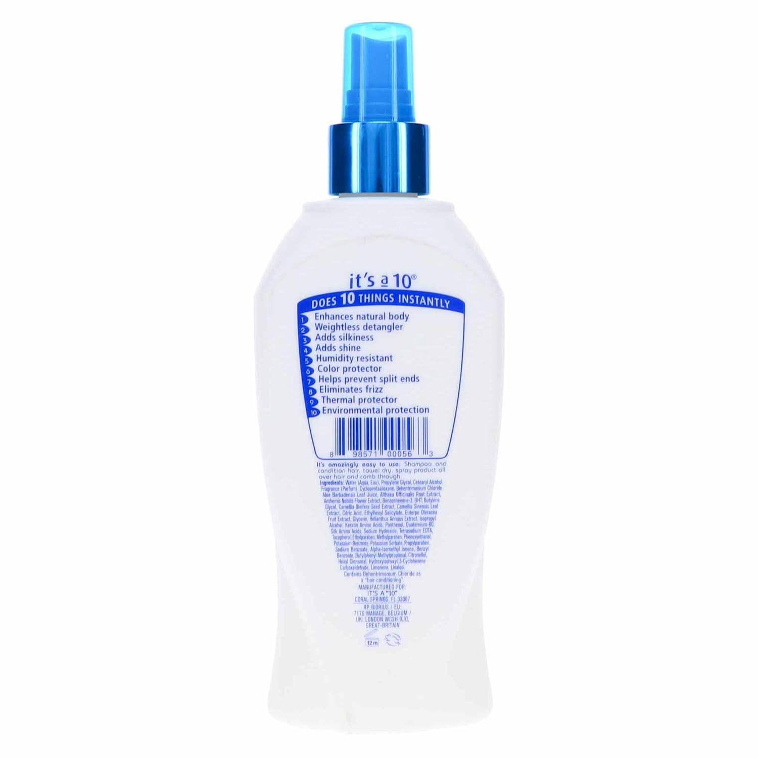 It's a 10 Haircare Miracle Leave-In Lite 4, fl. oz. (Pack of 1)