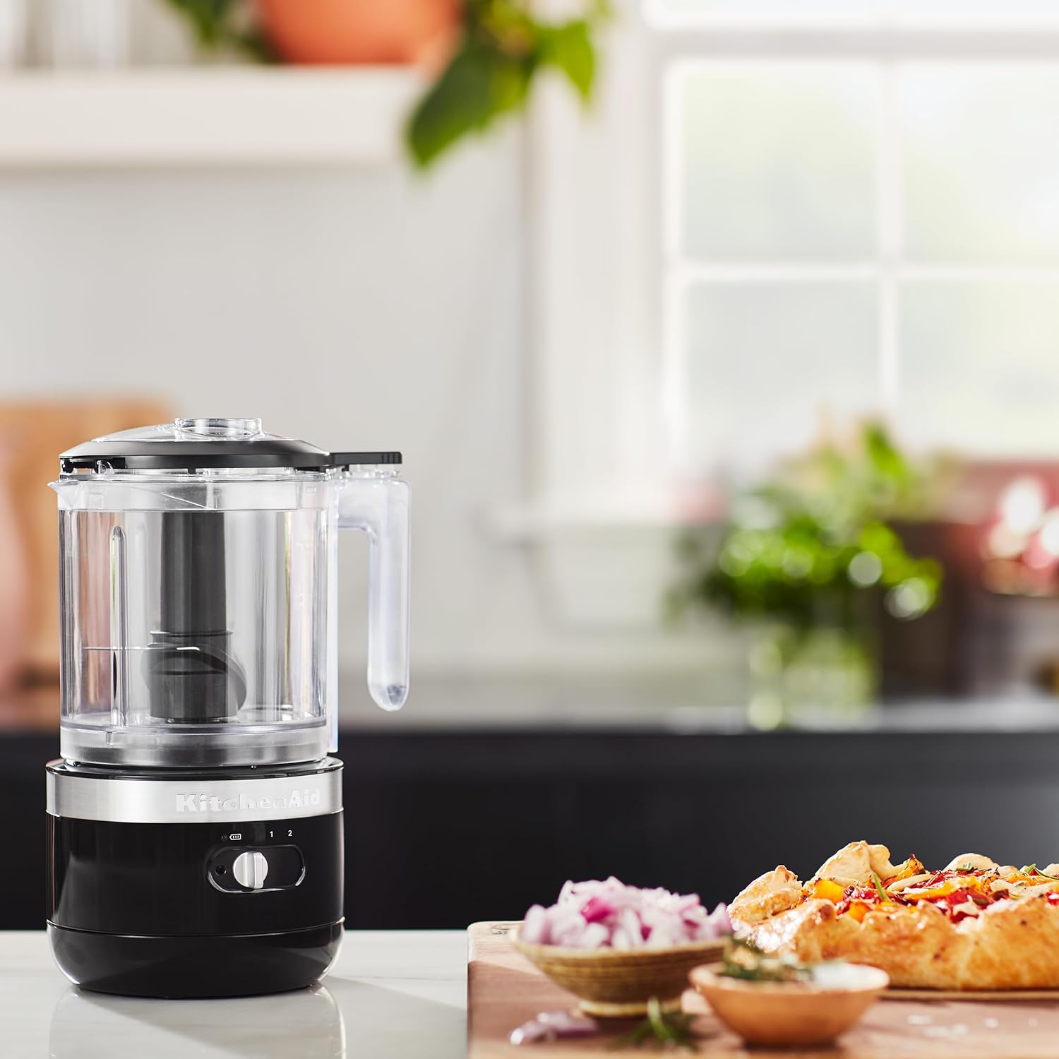 KitchenAid 5 Cup Food Chopper - KFC0516, Empire Red