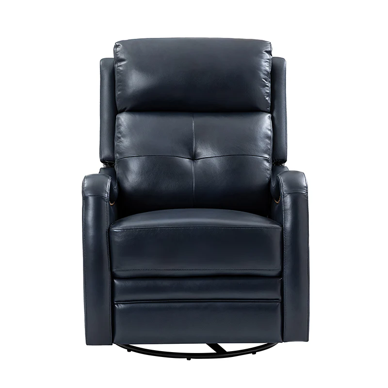 Amelia Genuine Leather Swivel Rocker Recliner