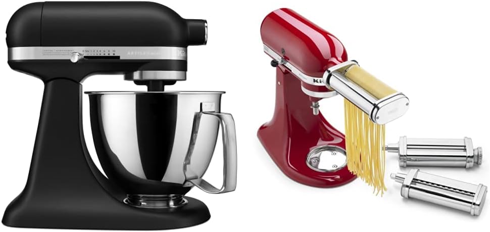 KitchenAid Artisan Mini 3.5 Quart Tilt-Head Stand Mixer - KSM3316X - Black Matte