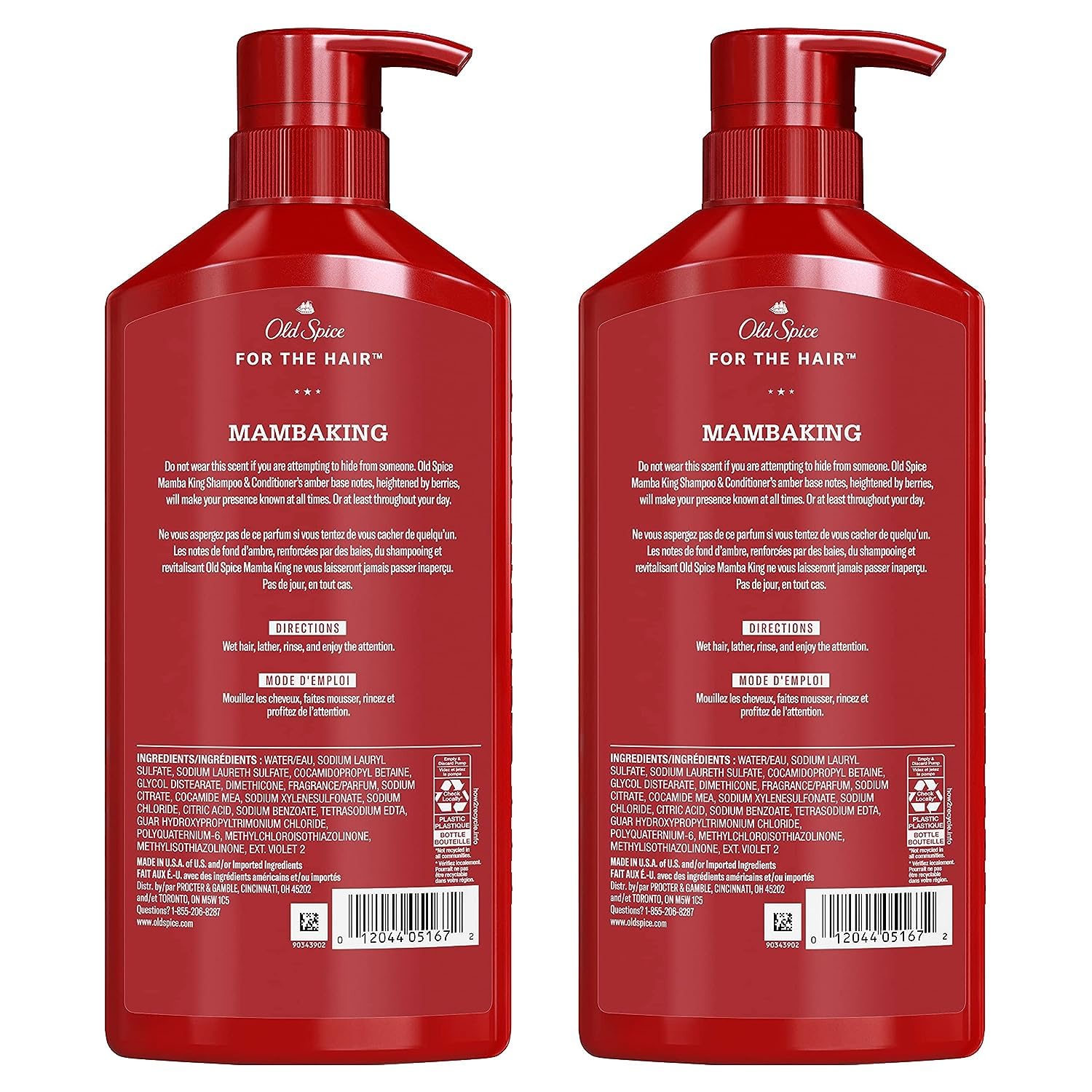 Old Spice Swagger 2-in-1 Shampoo and Conditioner Set for Men, Cedarwood Lime Scent, Get Up To 80% Fuller-Looking Hair, Barbershop Quality, 29.2 Fl Oz Each, 2 Pack