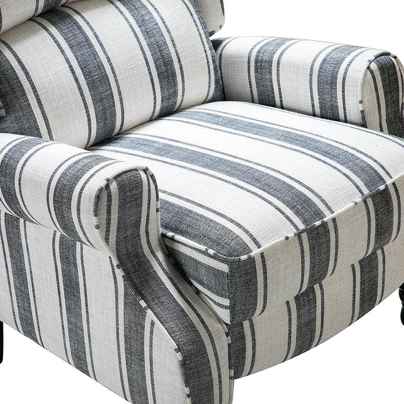 Erdeni Upholstered Manual Wingback Recliner Chair