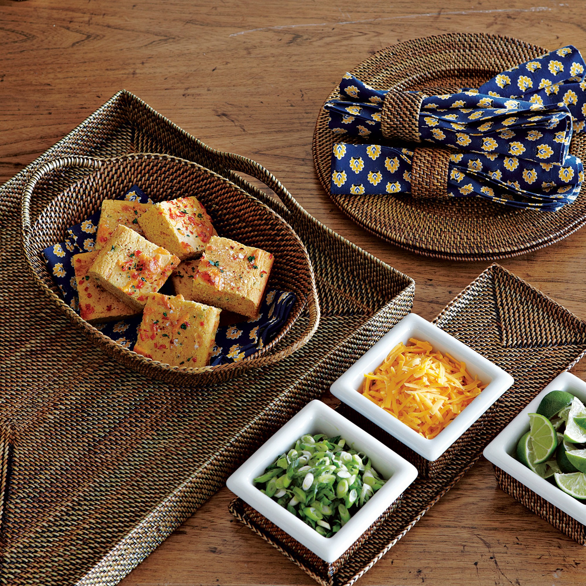 Nito Rectangular Tray