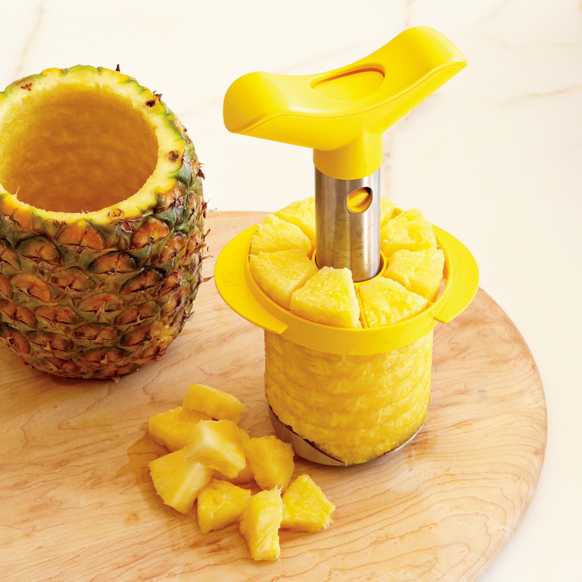 Stainless-Steel Pineapple Slicer & Dicer