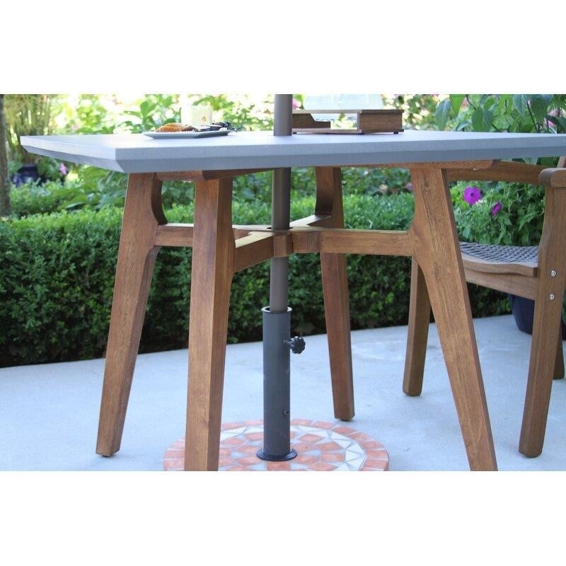 Mankato Square 36'' Long Dining Set with Cushions