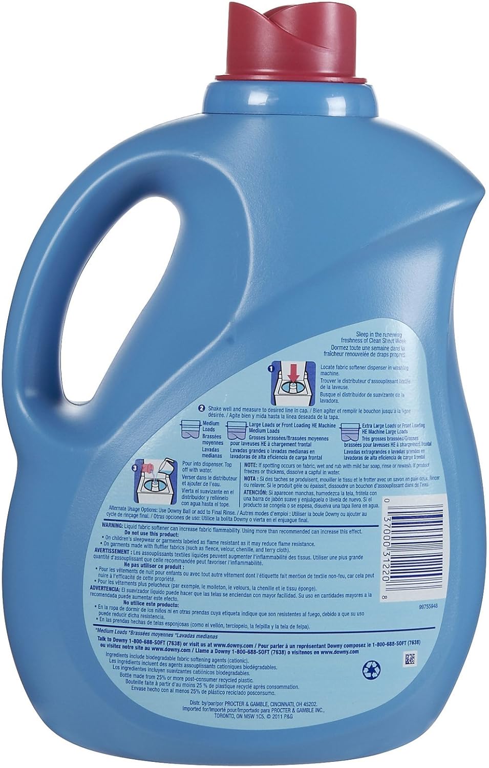 Downy April Fresh Liquid Fabric Conditioner (Fabric Softener), 10 FL OZ