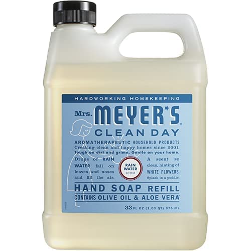 MRS. MEYER'S CLEAN DAY Hand Soap, Made with Essential Oils, Biodegradable Formula, Honeysuckle, 12.5 fl. oz - Pack of 3