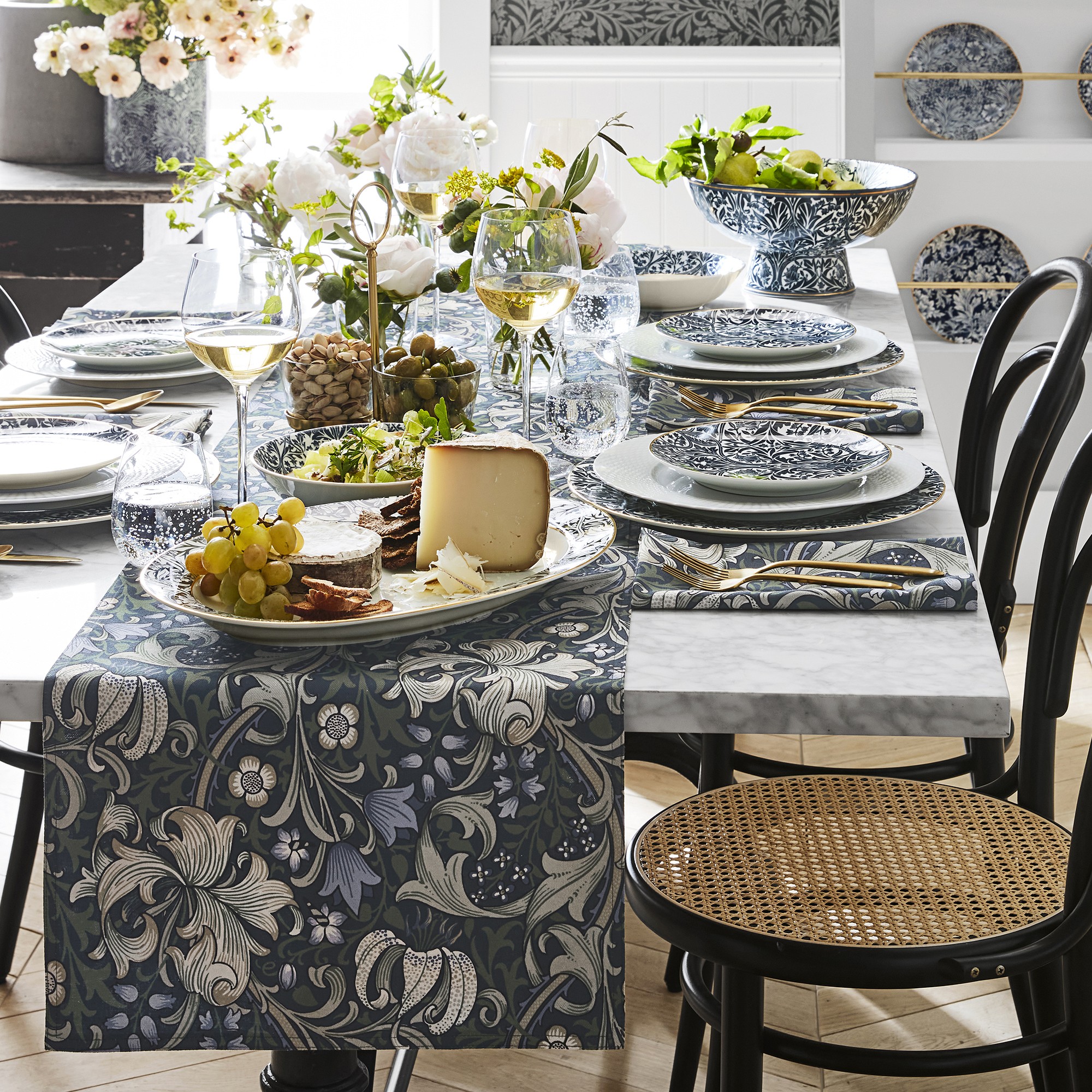 Morris & Co. x Williams Sonoma Bluebell Salad Plates, Set of 4