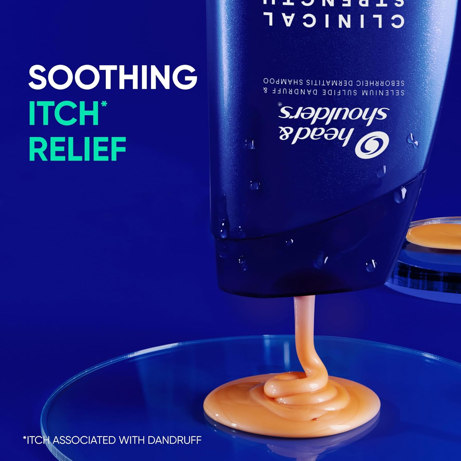 Head & Shoulders Clinical Dandruff Shampoo Twin Pack, Advanced Oil & Flake Control, Selenium Sulfide for Seborrheic Dermatitis Relief, Prescription Strength Scalp Care, Refreshing Citrus, 13.5 Oz Each