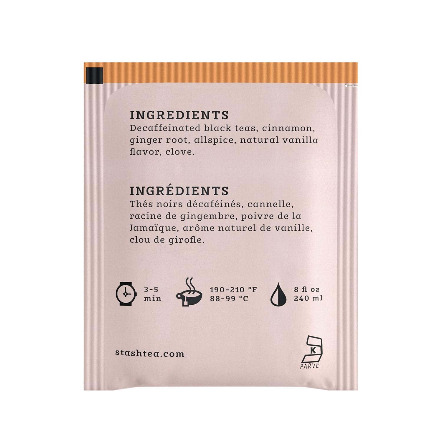 Stash Tea Double Bergamot Earl Grey Black Tea, Box of 100 Tea Bags