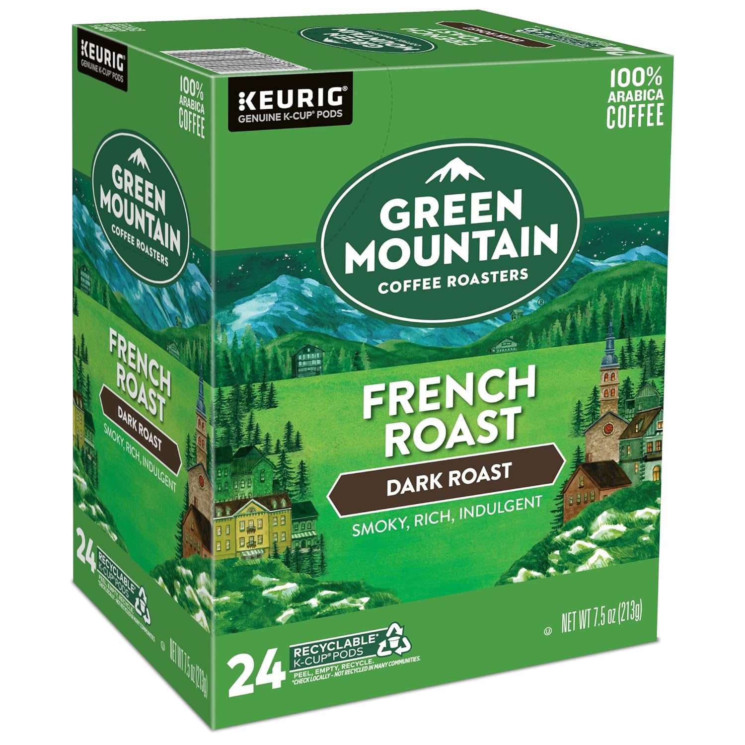 Green Mountain Coffee Roasters Dark Magic Keurig Single-Serve K-Cup Pods, Dark Roast Coffee, 72 Count (6 Packs of 12)