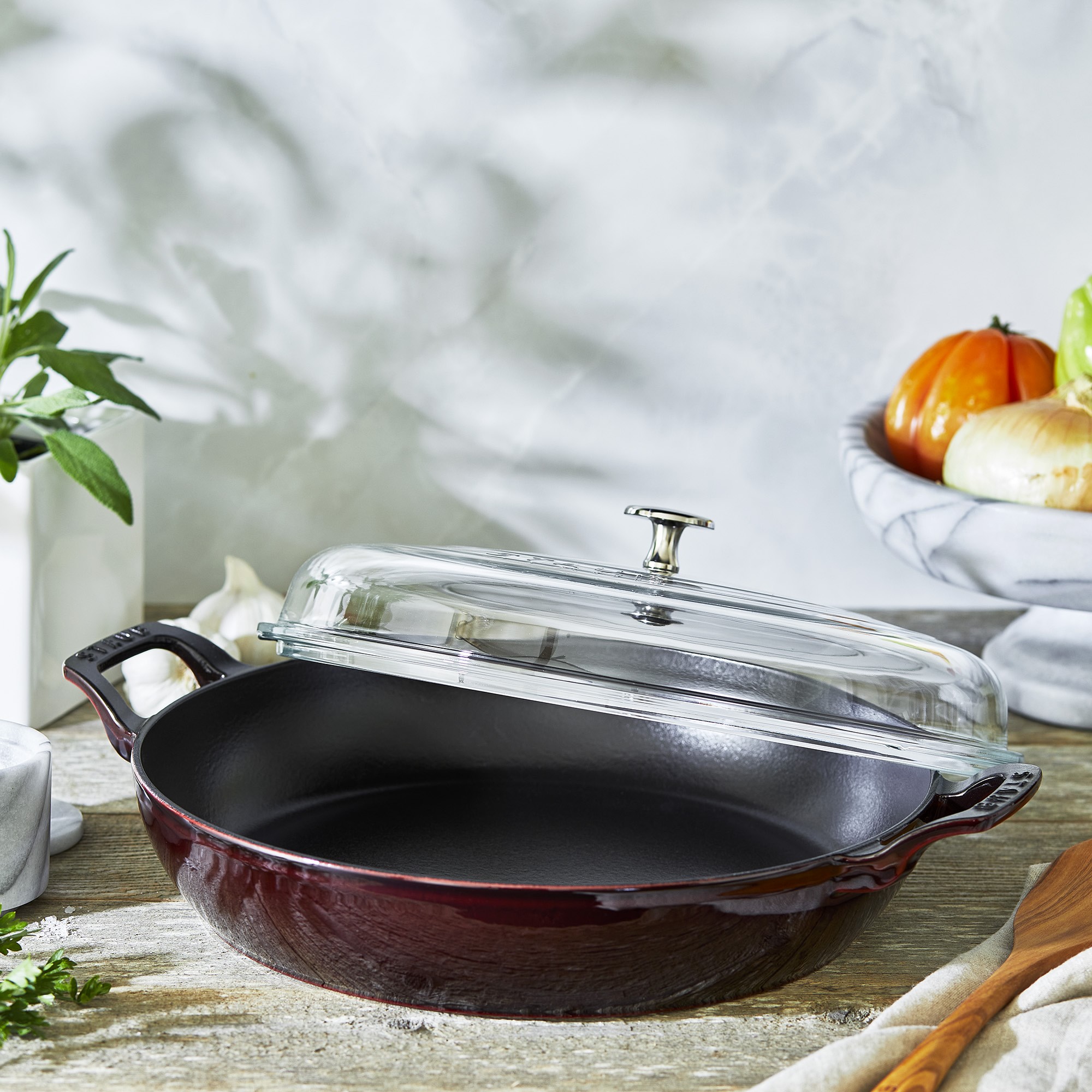 Staub Enameled Cast Iron Everything Braiser, 3 1/2-Qt.