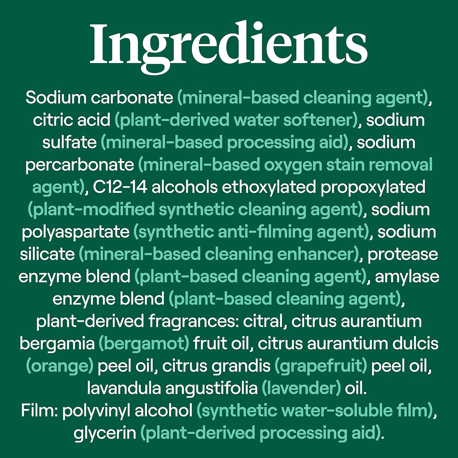 Seventh Generation Power+ Dishwasher Detergent Packs Fresh Citrus scent 1 for sparkling dishes Dishwasher tabs 70 count