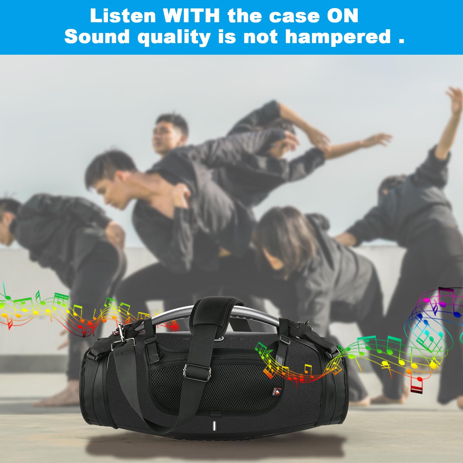 Travel Carrying Strap for JBL Boombox 3/Boombox 3 Wi-Fi Waterproof Portable Bluetooth Speaker