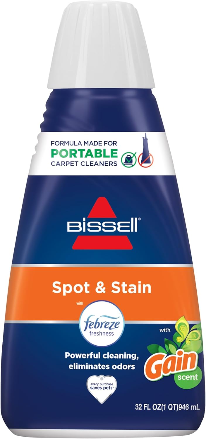 Bissell® PET PRO OXY Spot & Stain Formula for Portable Carpet Cleaners, 32 oz., 2034