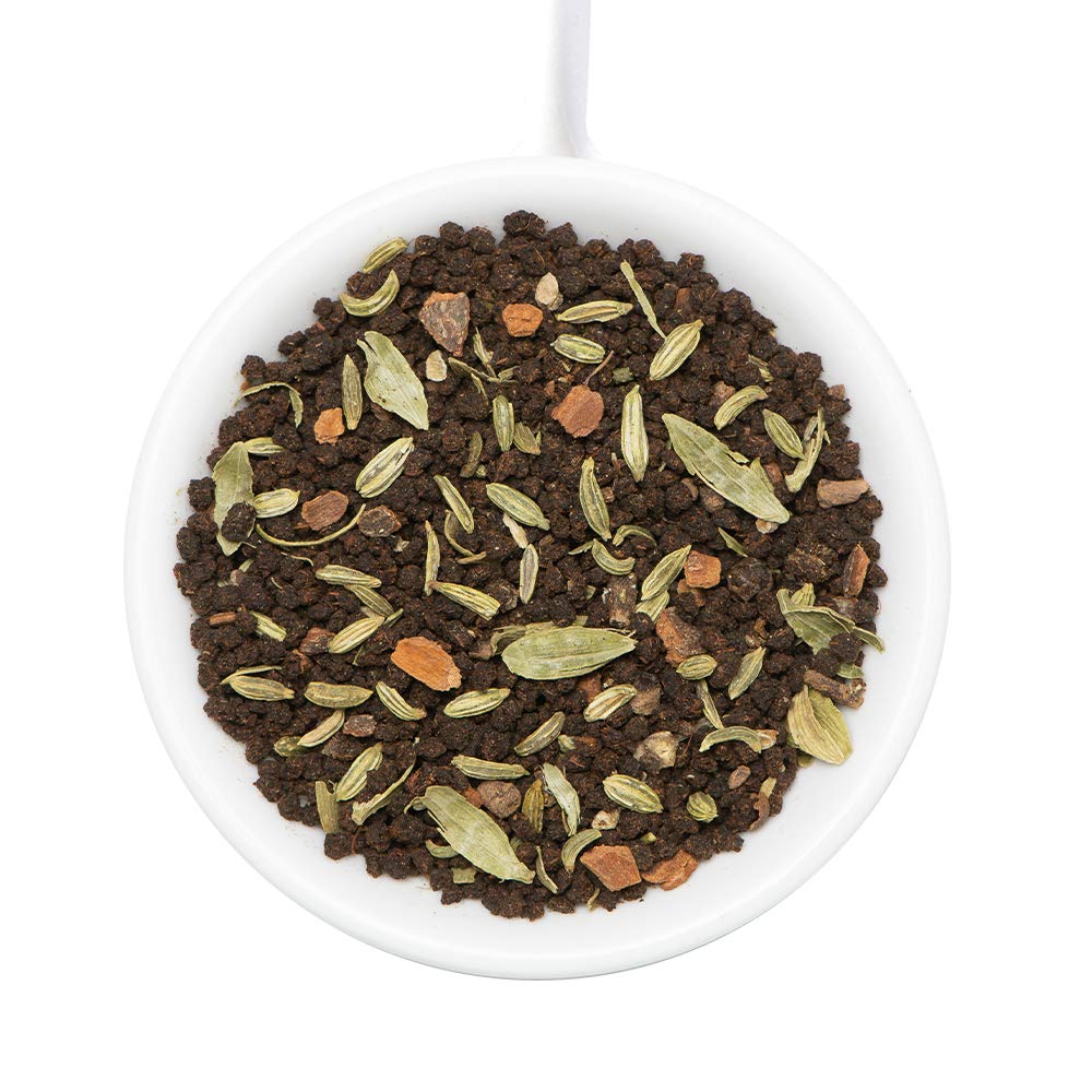 VAHDAM, Organic Turmeric Ginger Herbal Tea Bags (100 Pyramid Tea Bags) Caffeine Free, Non GMO, Gluten Free | 100% Pure Herbal Blend - Savory & Spicy | Plant-Based Tea Bags | Resealable Ziplock Pouch