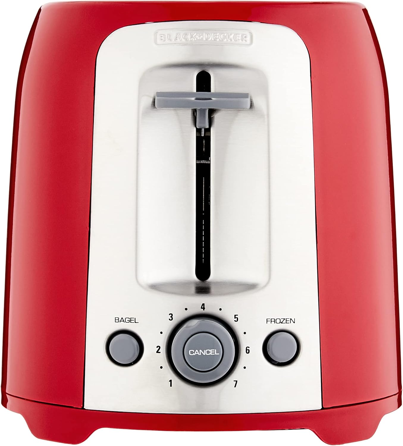 BLACK+DECKER 4-Slice Toaster, Extra Wide Slots, 7 Shade Settings, 1400 Watts, Frozen and Bagel Buttons, Toast Shade Selector, Extra Lift