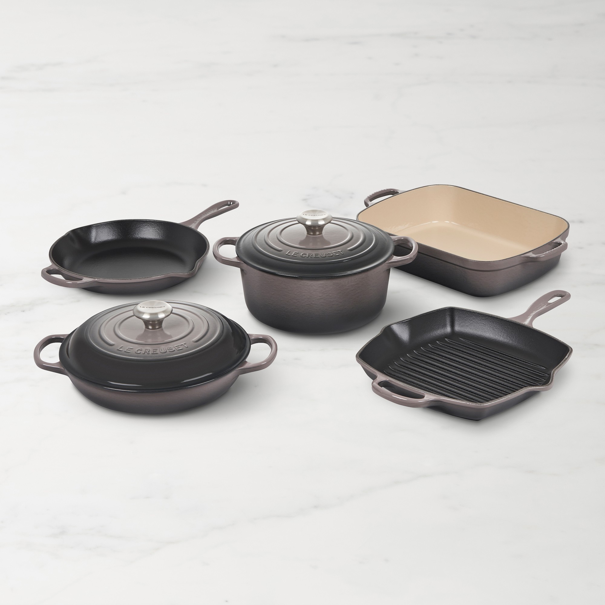 Le Creuset Enameled Cast Iron 7-Piece Cookware Set