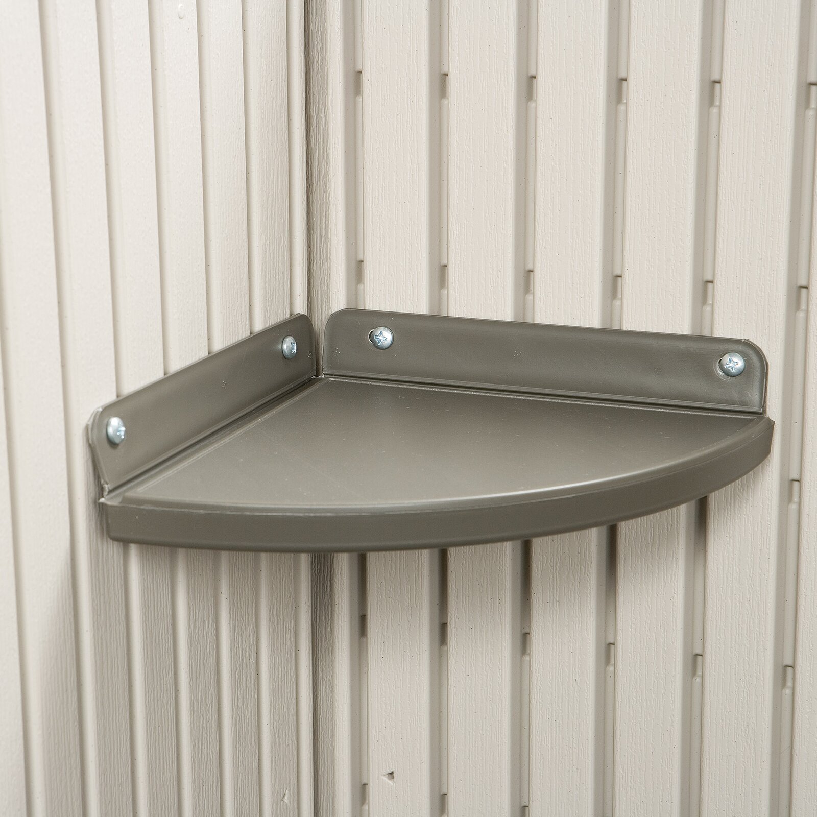 8 ft. W x 7 ft. 4 in. D Plastic Storage Shed