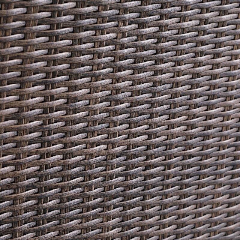 Emlee Wicker/Rattan 4 - Person Seating Group with Cushions