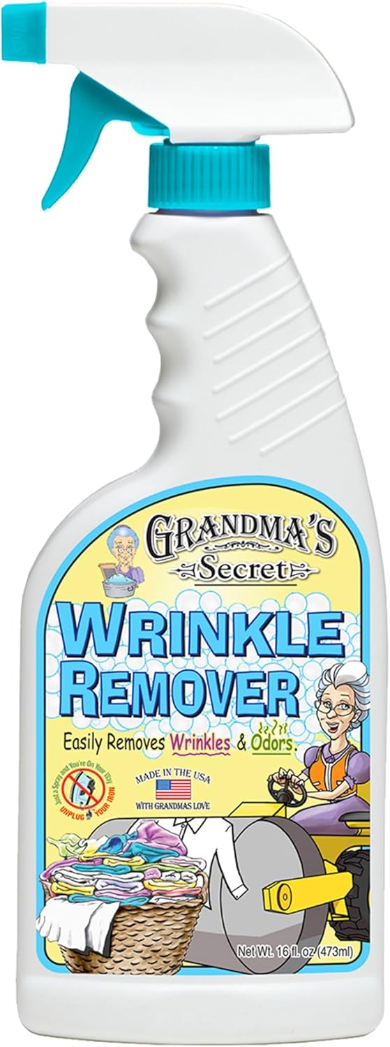 Grandma's Secret Spot Remover Laundry Spray - Chlorine, Bleach and Toxin-Free Fabric Stain Remover for Clothes - Removes Oil, Paint, Blood and Pet Stains - 16 Oz, 2 Pack
