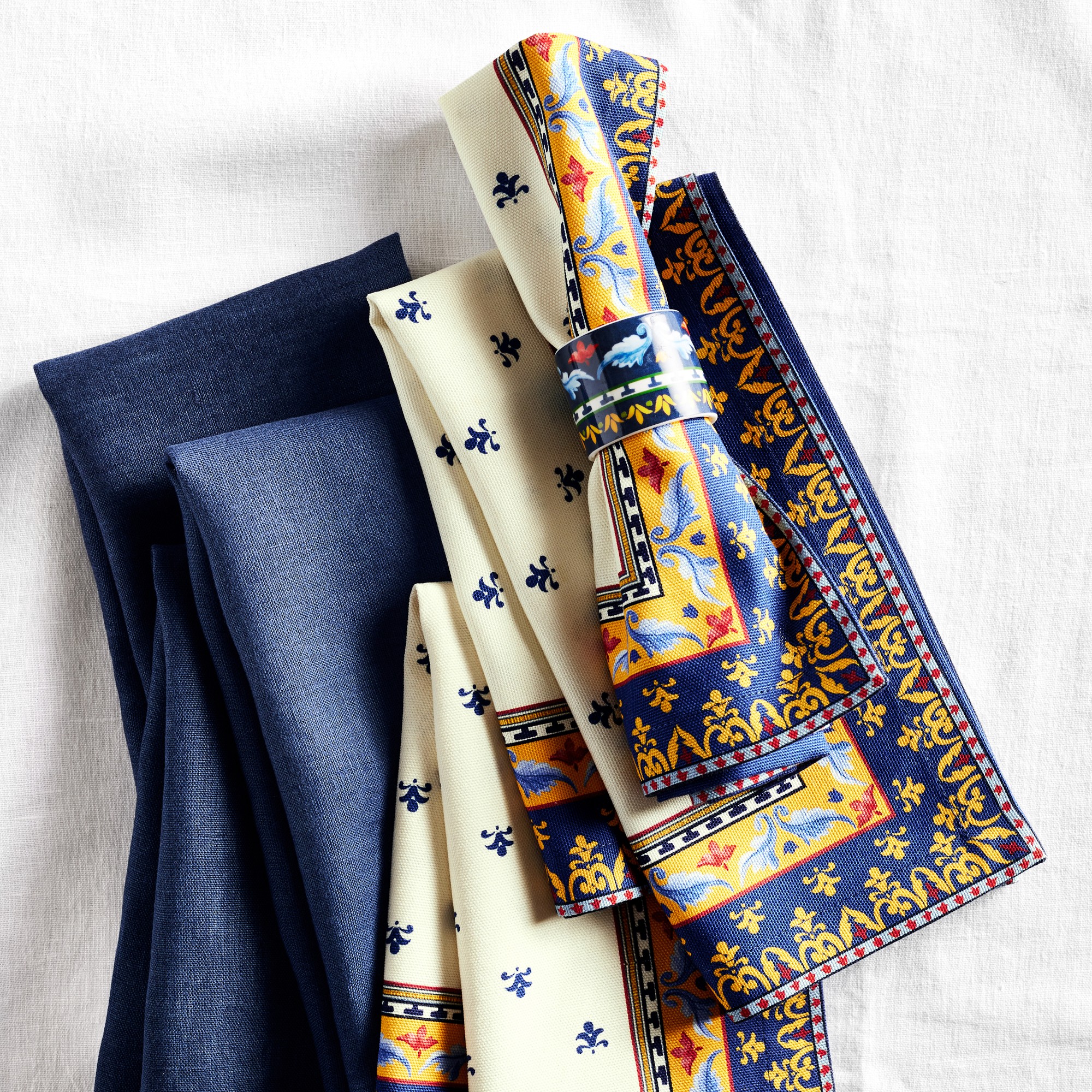 Sicily Sicilian Napkin Rings, Set of 4