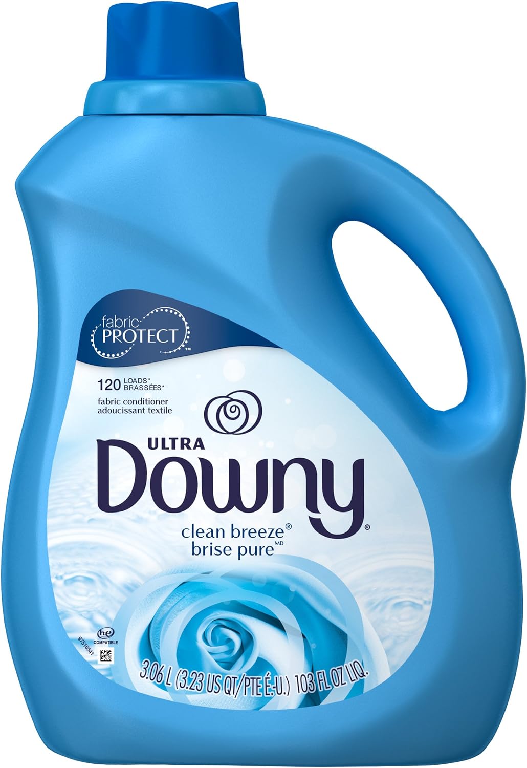 Downy Ultra Laundry Fabric Softener Liquid, April Fresh Scent, 168 Total Loads (Pack of 3)