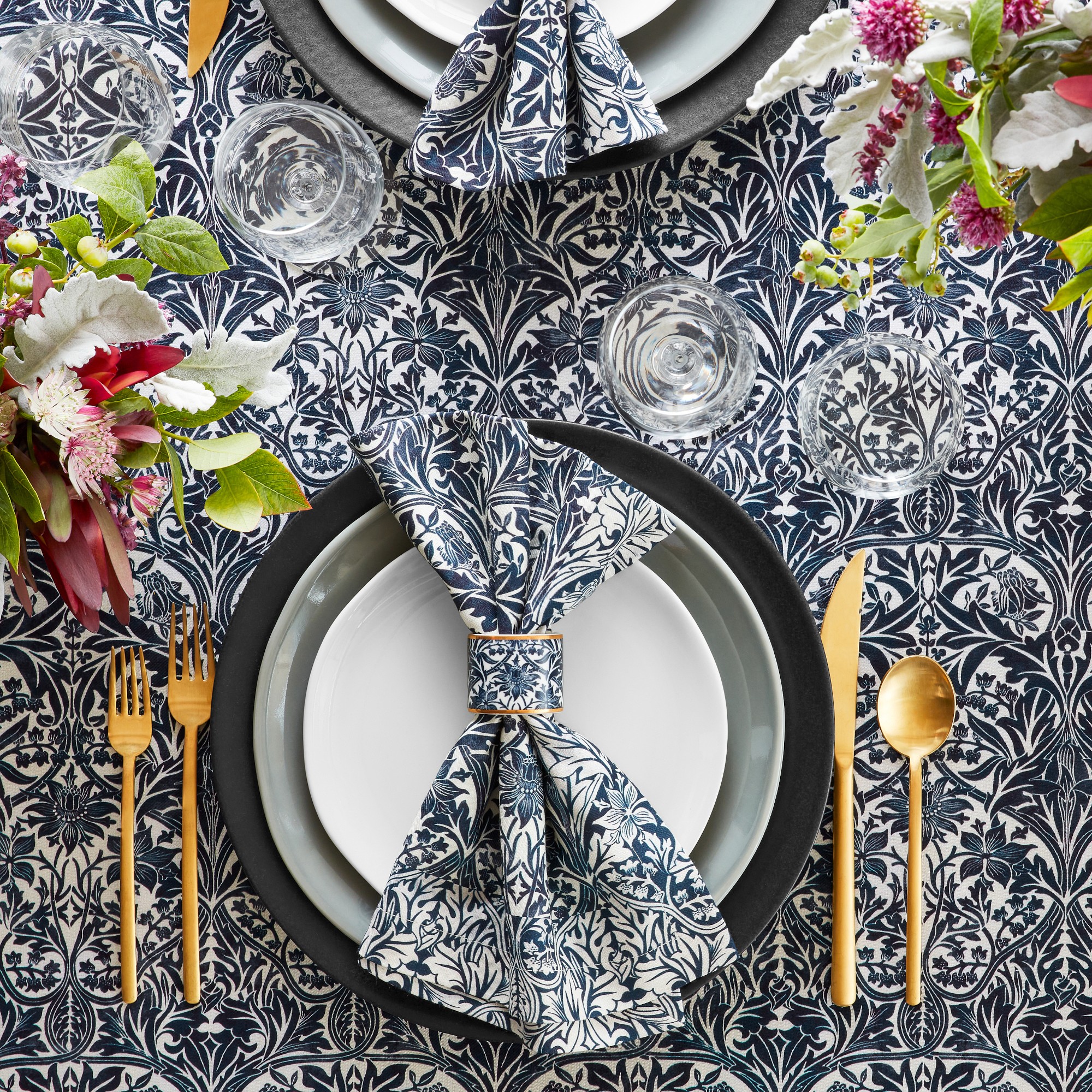 Morris & Co. x Williams Sonoma Bluebell Tablecloth