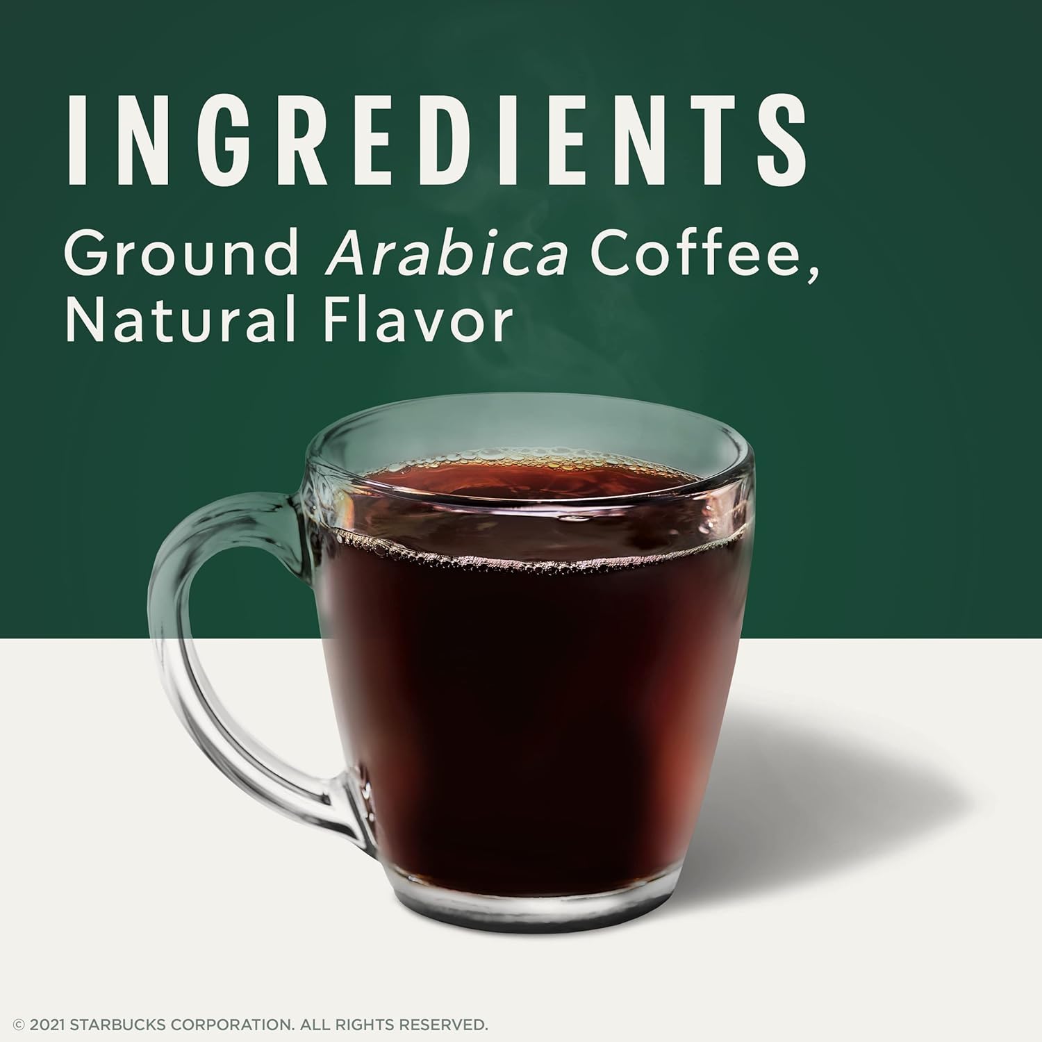 Starbucks Ground Coffee, Medium Roast Coffee, Pike Place Roast, 100% Arabica, 1 Bag (28 Oz)
